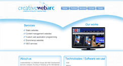 Desktop Screenshot of creativewebarc.com